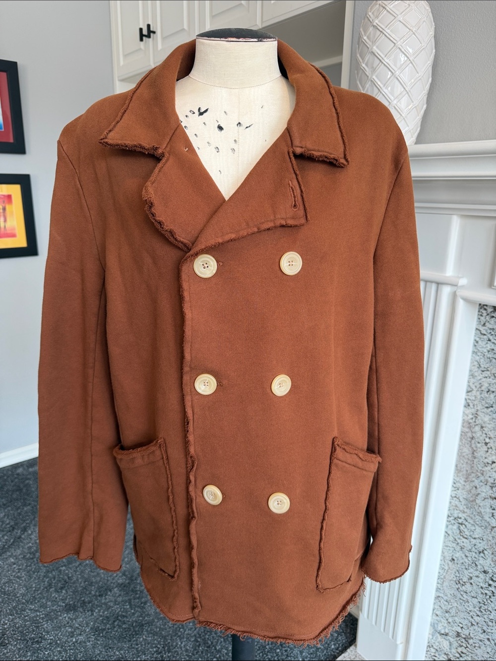 Frank & Eileen Belfast Sweatshirt Peacoat.